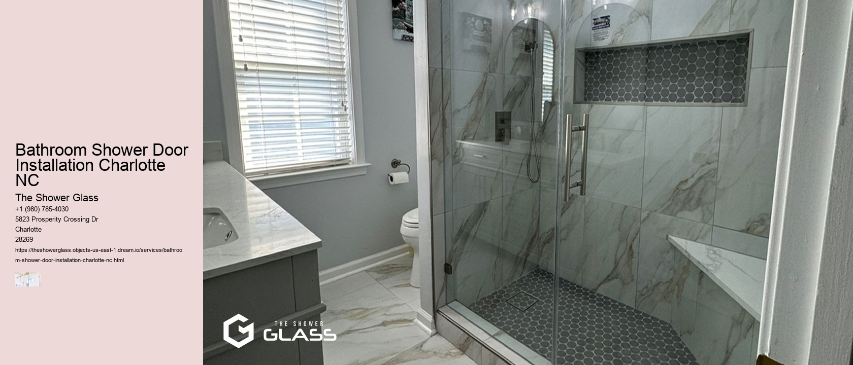Bathroom Shower Door Installation Charlotte NC